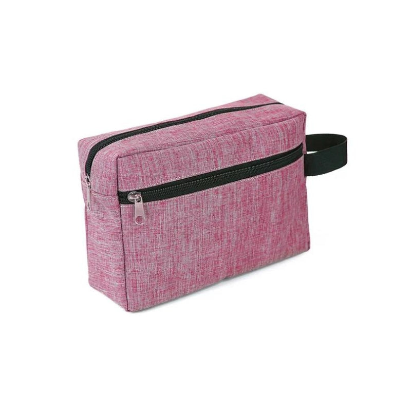 large personalized toiletry bag - Pink - Without Personalised Engraving - Without Personalized Engraving