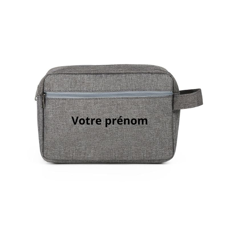 personalized teen toiletry bag - Grey - Gray