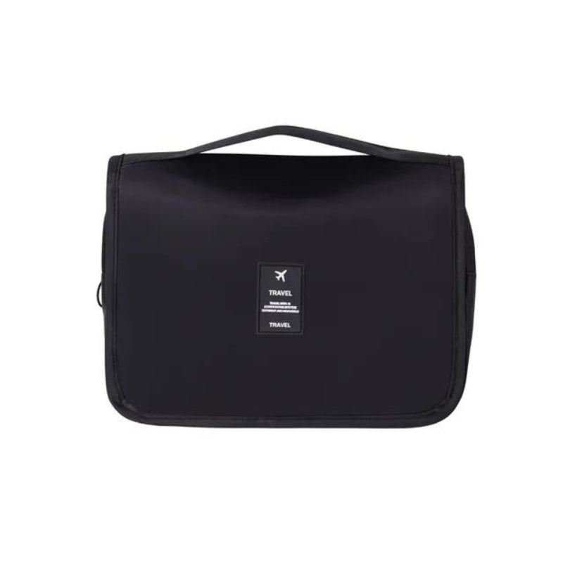 hanging foldable toiletry bag - Black 1