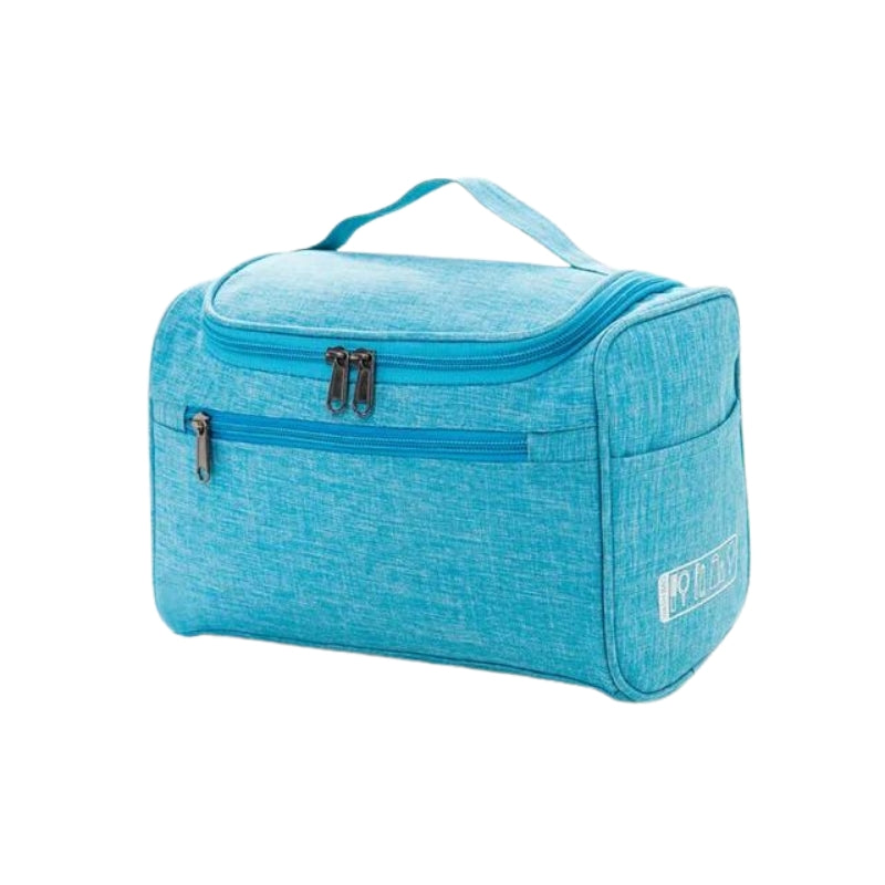 travel toiletry bag for women to hang - Sky Blue