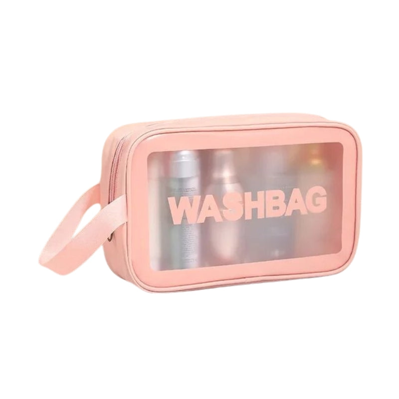 transparent storage bag - Black - White - Pink