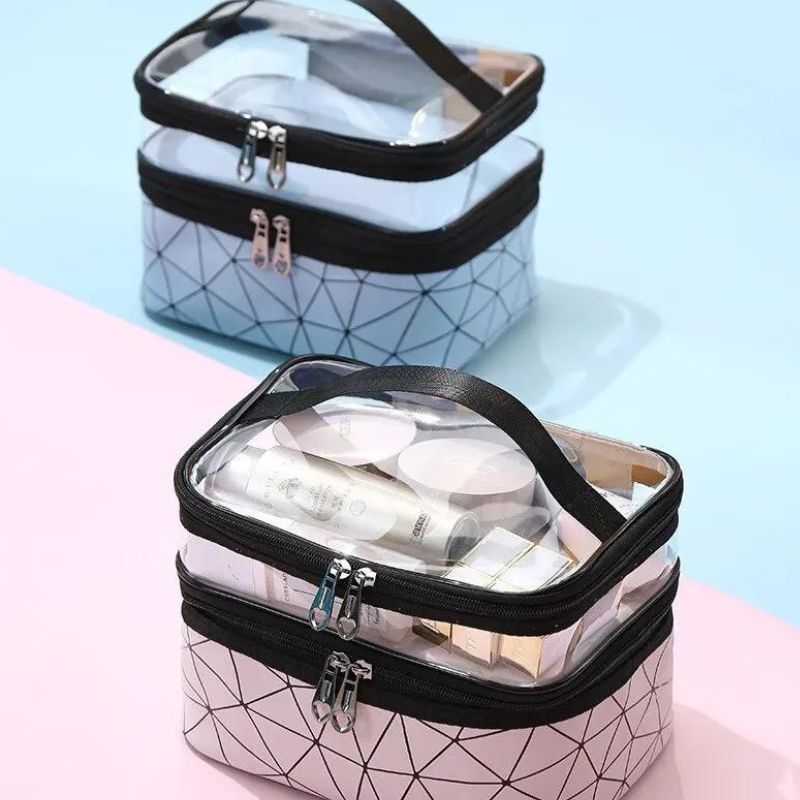 women's vanity bag - Pink 1 - Black - Blue - Green 1 - Green 2 - Pink 2 - Silver - White