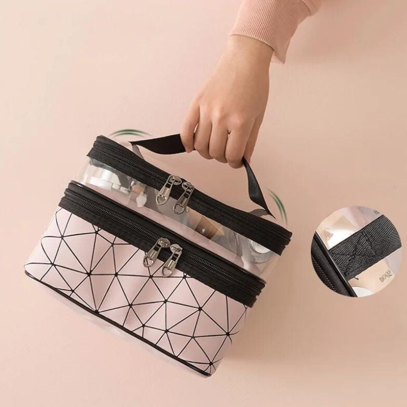 soft vanity women's toiletry bag - Pink 1 - Black - Blue - Green 1 - Green 2 - Pink 2 - Silver - White