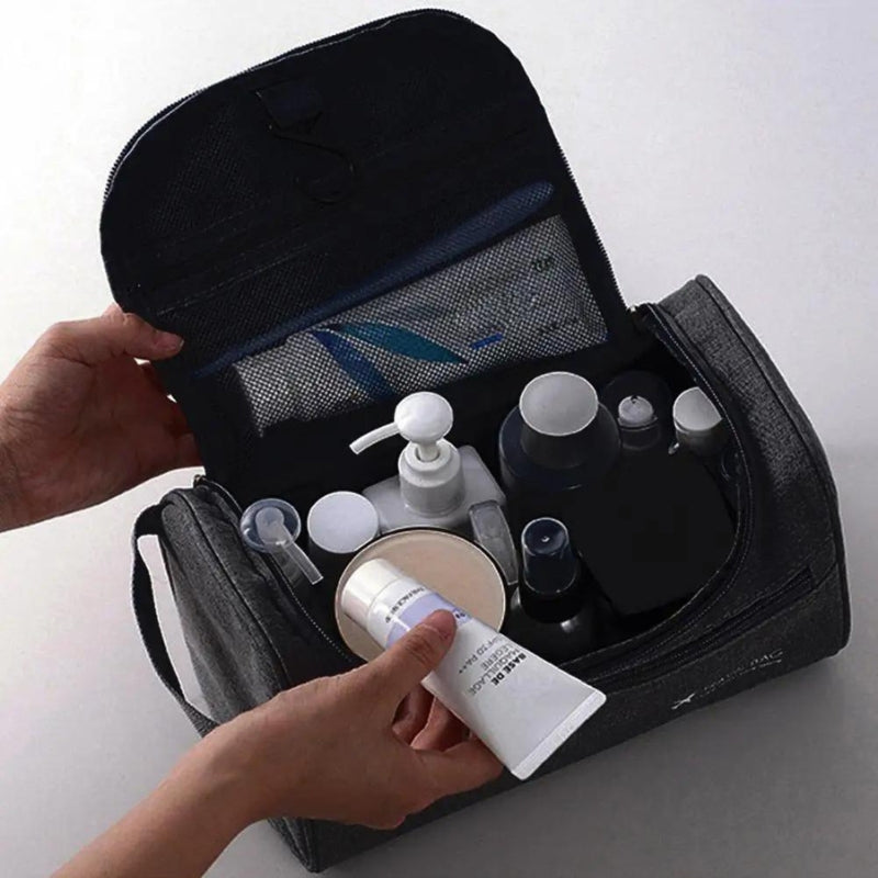 airplane toiletry pouch - Black - Blue - Grey - Gray