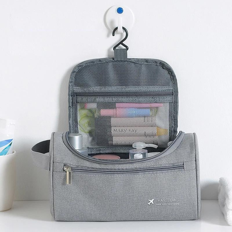 toiletry bag airplane men - Black - Blue - Grey - Gray