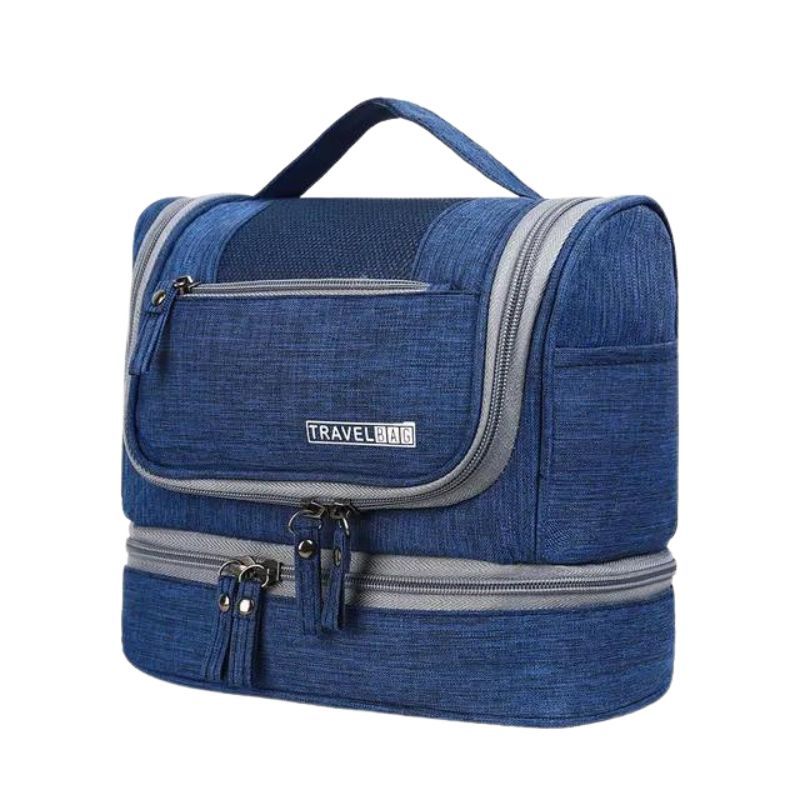 hanging toiletry bag for men - Blue