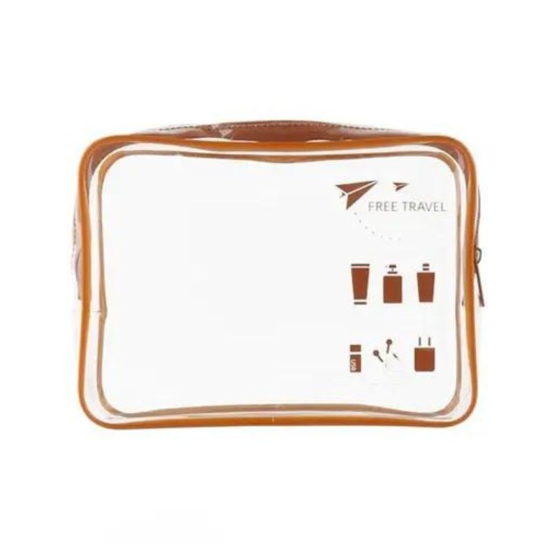plastic toiletry bag - Khaki