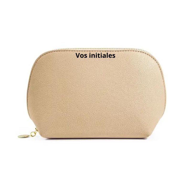 personalized toiletry bag for women - Beige - Model 2