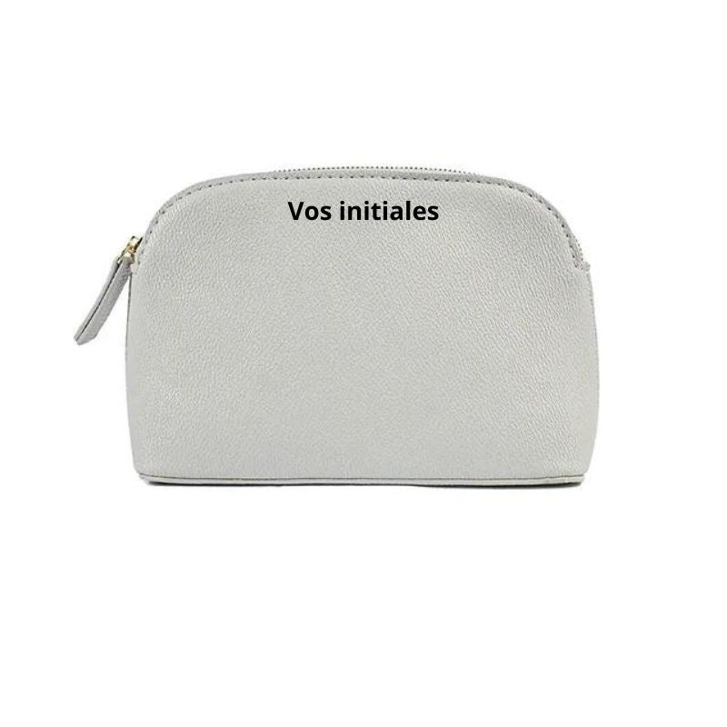 customizable toiletry bag for women - Grey - Gray - Model 1