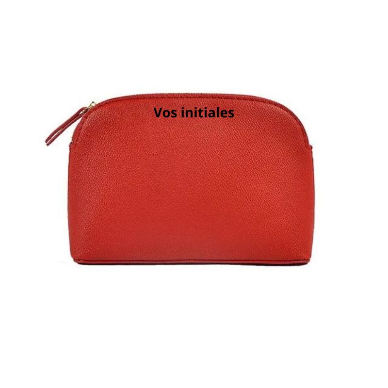 customizable toiletry bag - Red - Model 1
