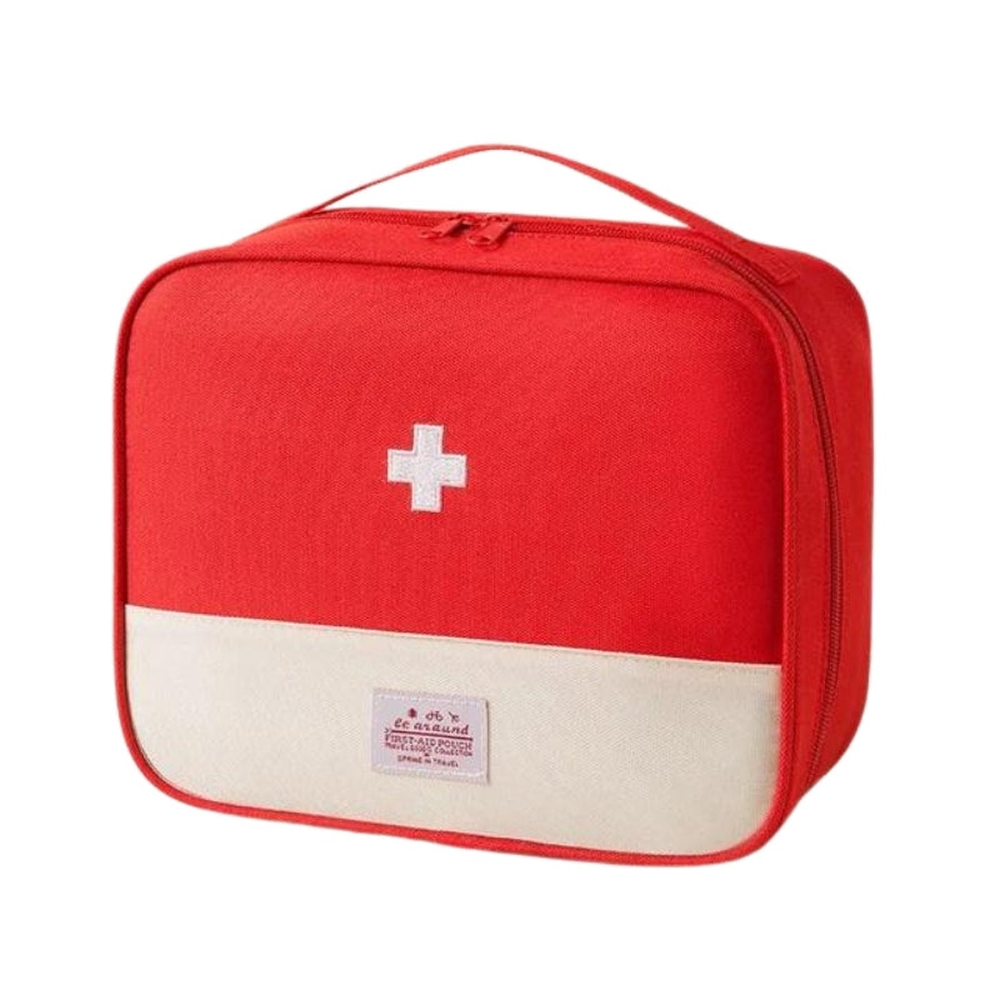 travel medication case - Red - L
