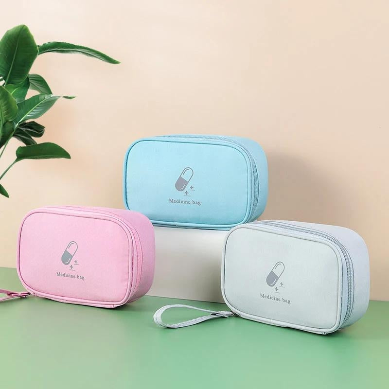 empty pharmacy first aid kit - Blue - Pink - Grey - Gray