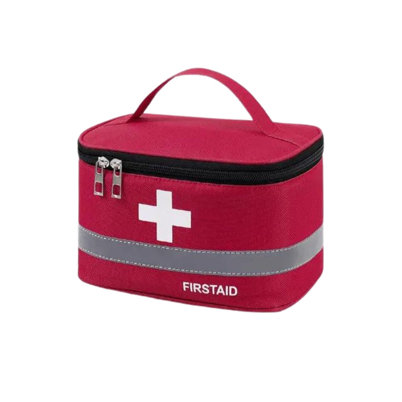 large travel pharmacy pouch - Red - M