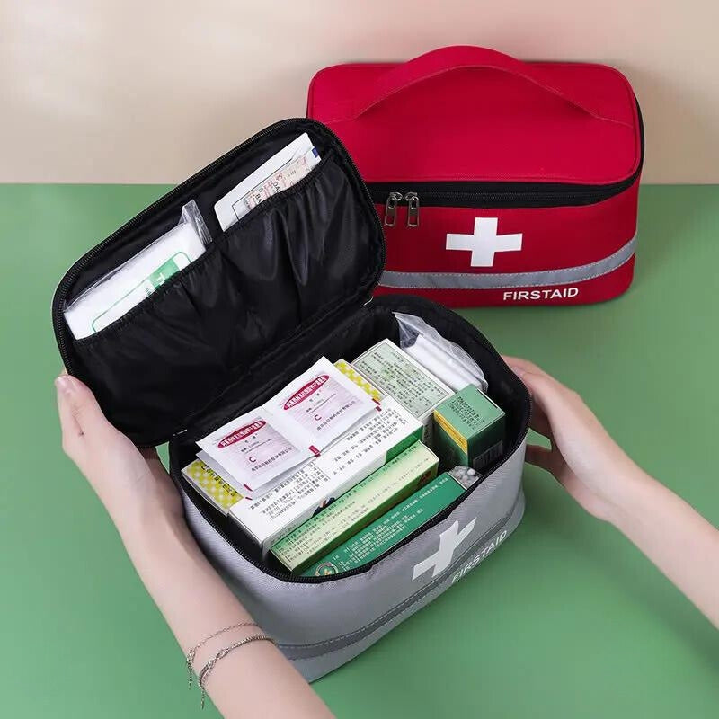 essential travel pharmacy kit - Red - Blue