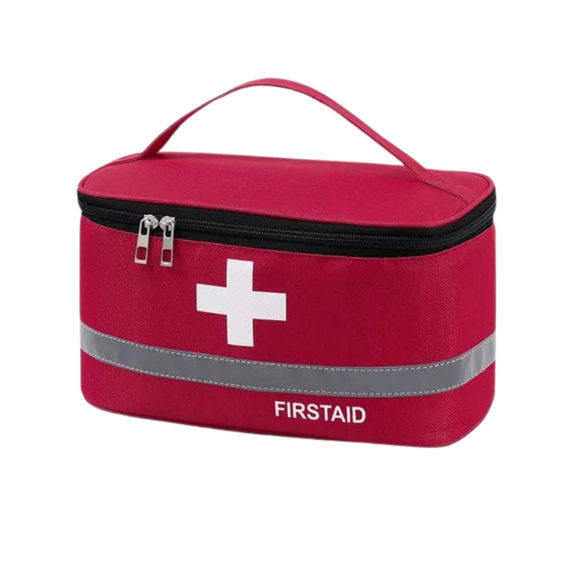 large first aid kit - Red - L