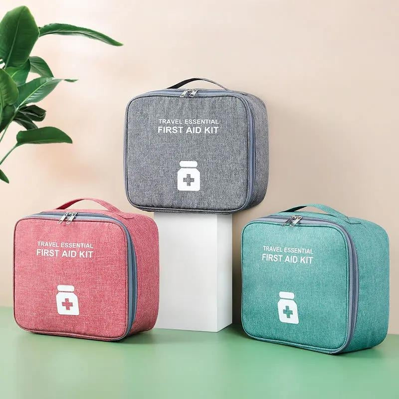 travel pharmacy pouch - Red - Green - Purple - Grey - Gray - Blue