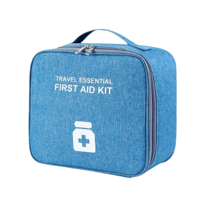 airplane first aid kit - Blue - L
