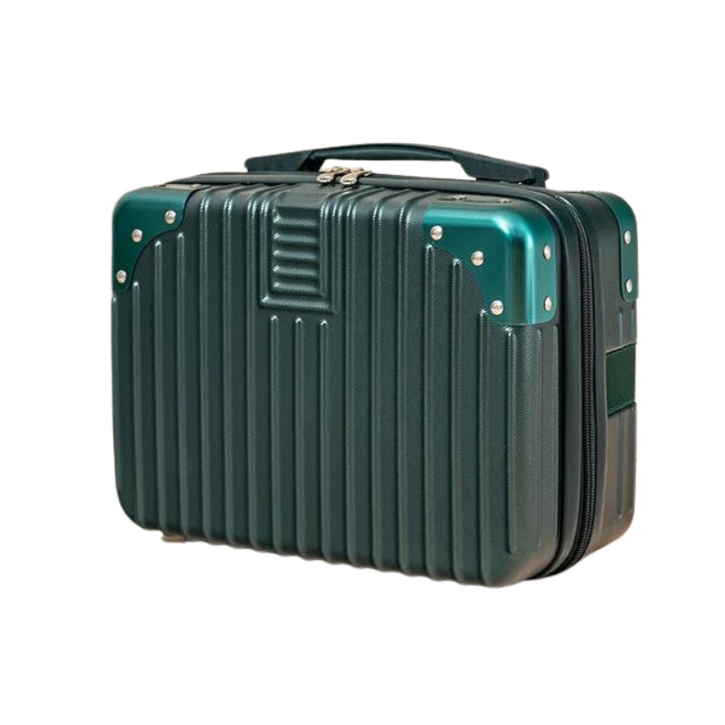 women's hard vanity case - Green