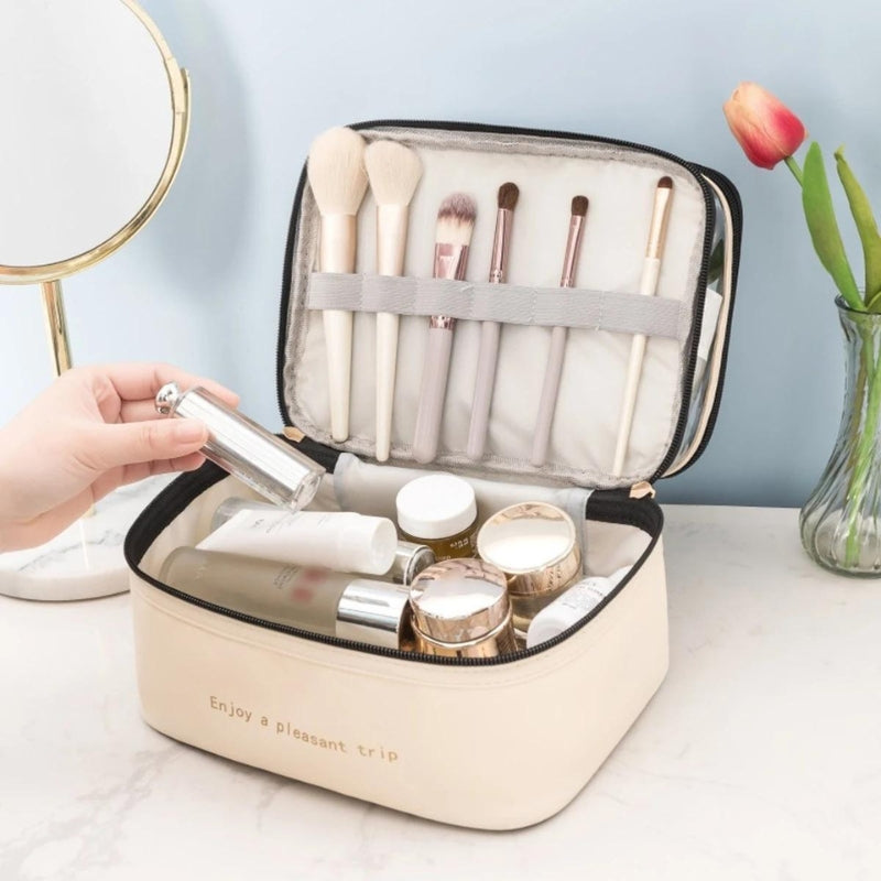 soft travel vanity - Beige - Black - Brown - Pink