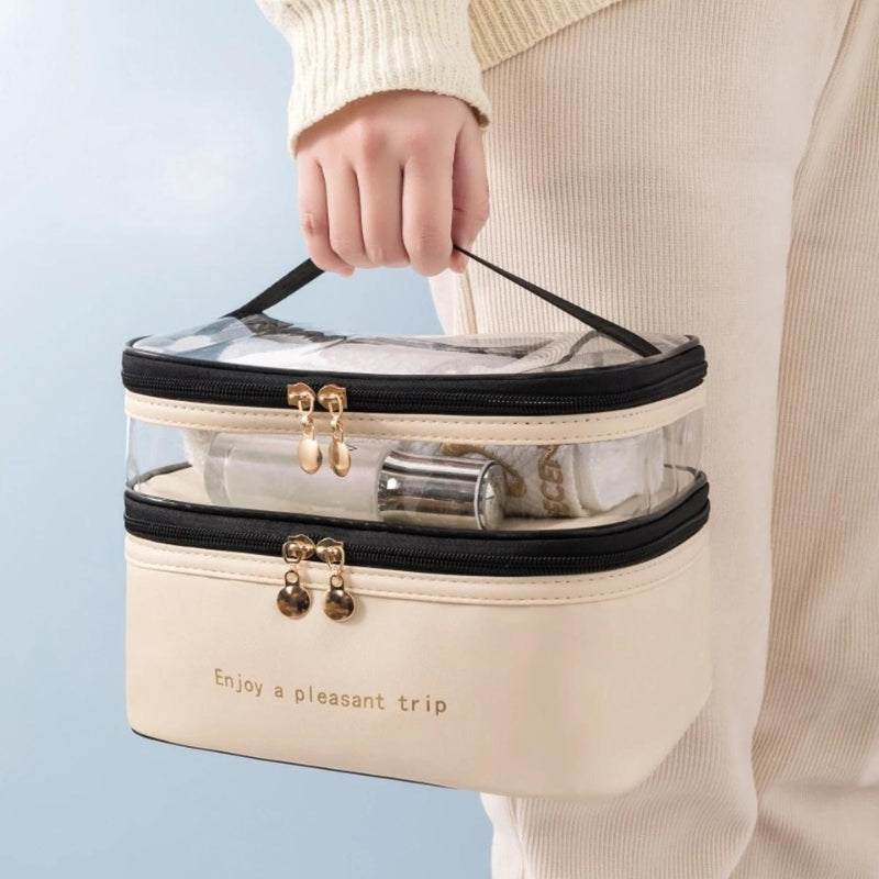 soft vanity with compartment - Beige - Black - Brown - Pink