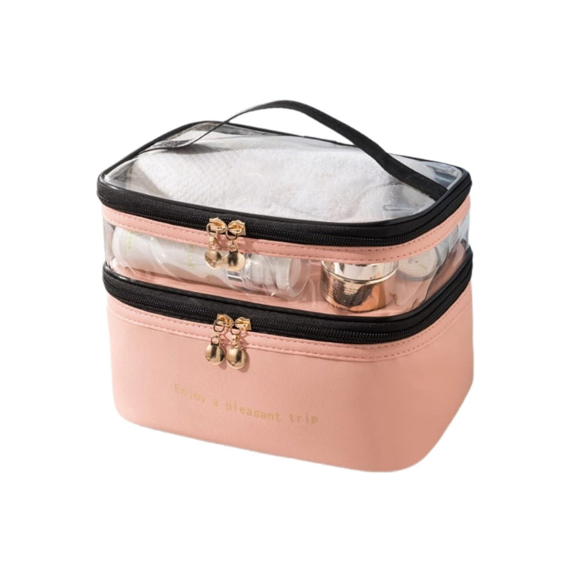 soft women's travel vanity - Pink
