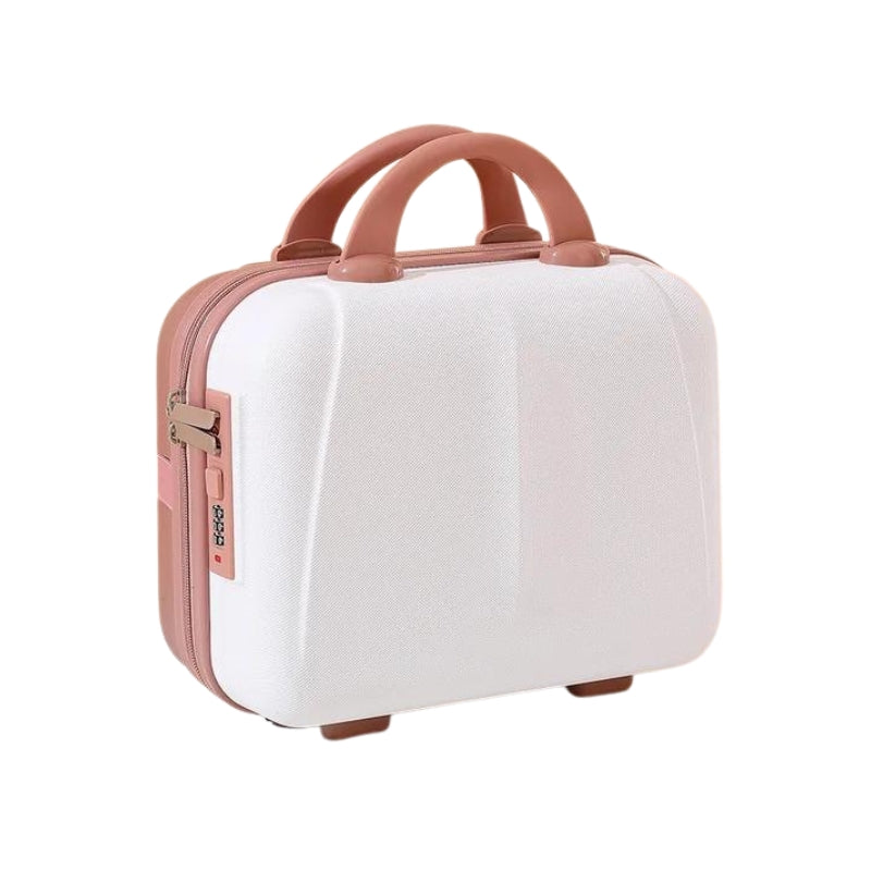 vanity suitcase - White and Pink